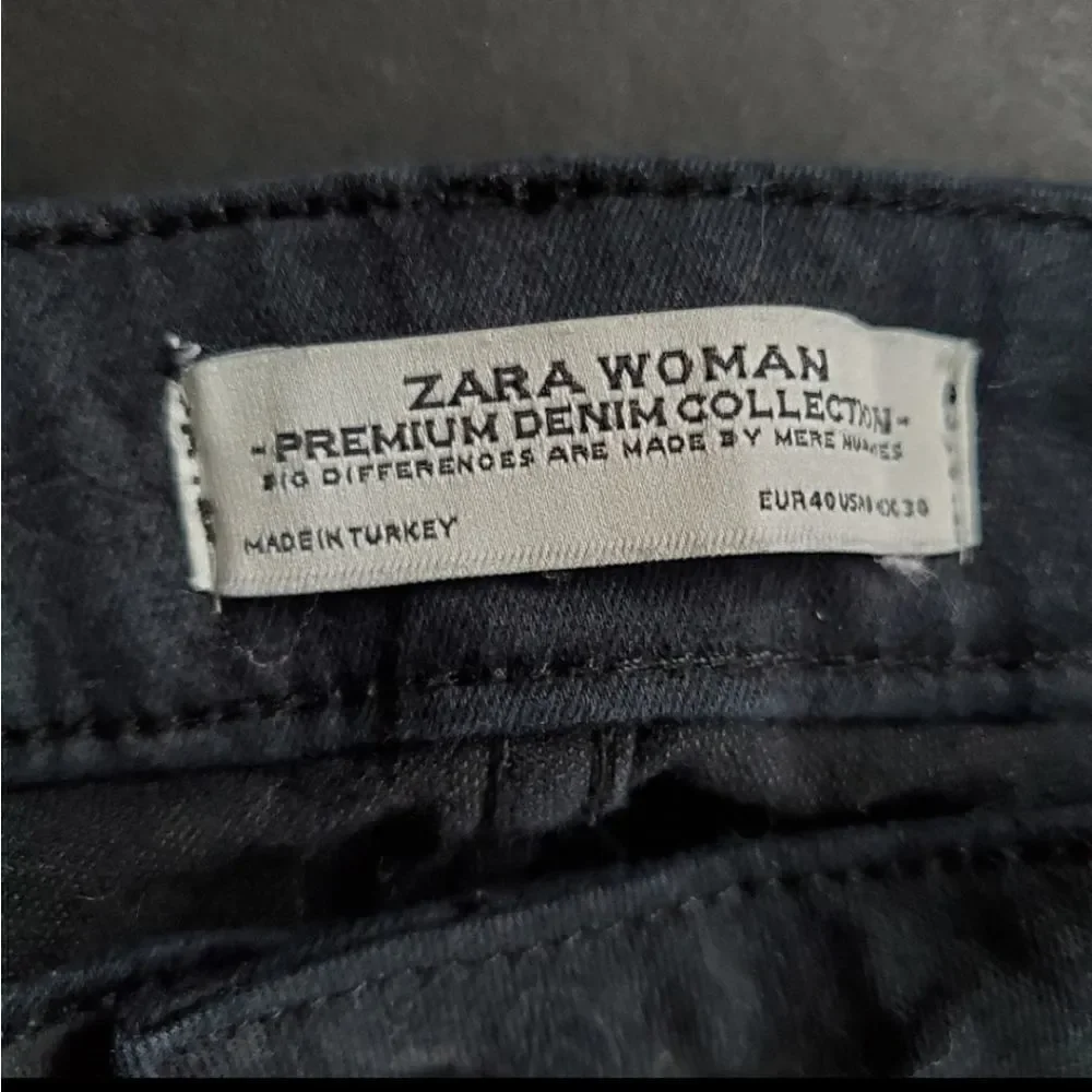 Zara Women's Premium Denim Collection Pants - Picture 2 of 10